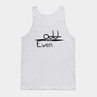 Odd/Even Number Tank Top